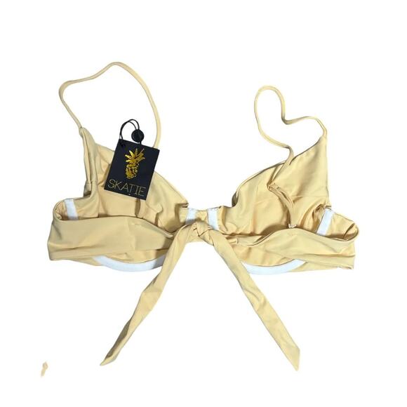 Skatie Swim Bikini Set Kate Top and Cheryl bottom buttercup XL NWT - Picture 4 of 9